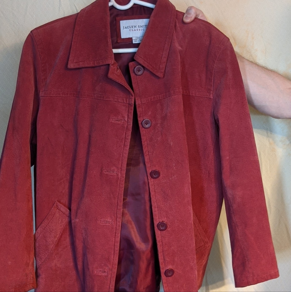Women's suede jacket size large